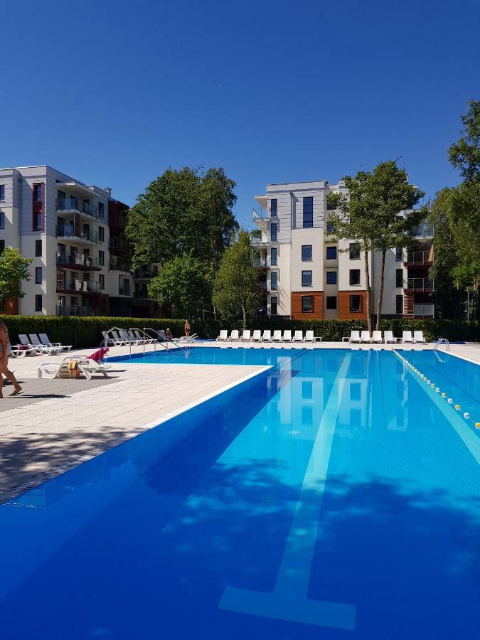 Apartament pomarańczowy z basenem,sauną-blisko morza. Kołobrzeg Zewnętrze zdjęcie