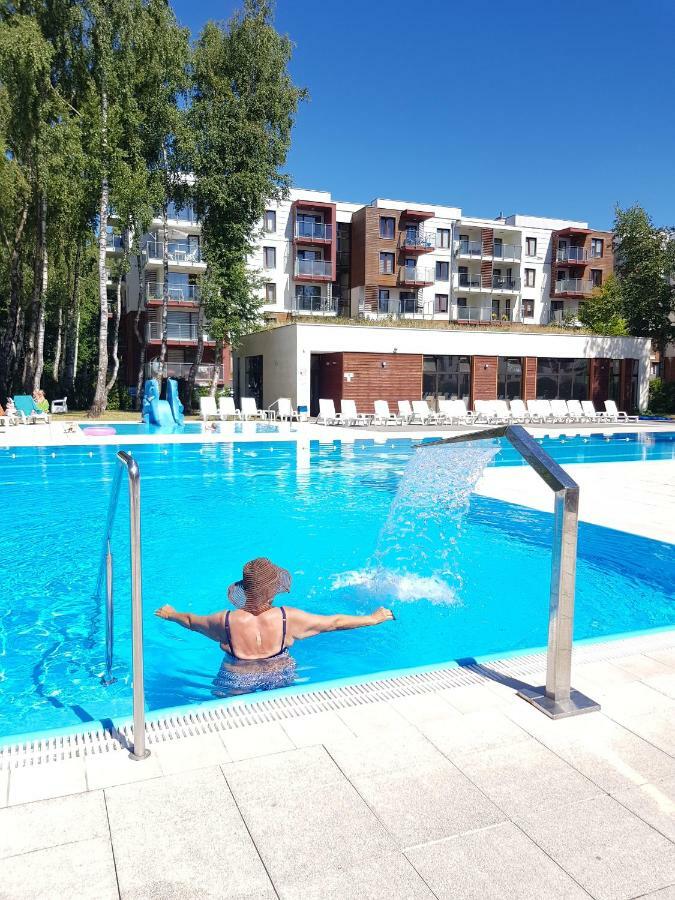 Apartament pomarańczowy z basenem,sauną-blisko morza. Kołobrzeg Zewnętrze zdjęcie